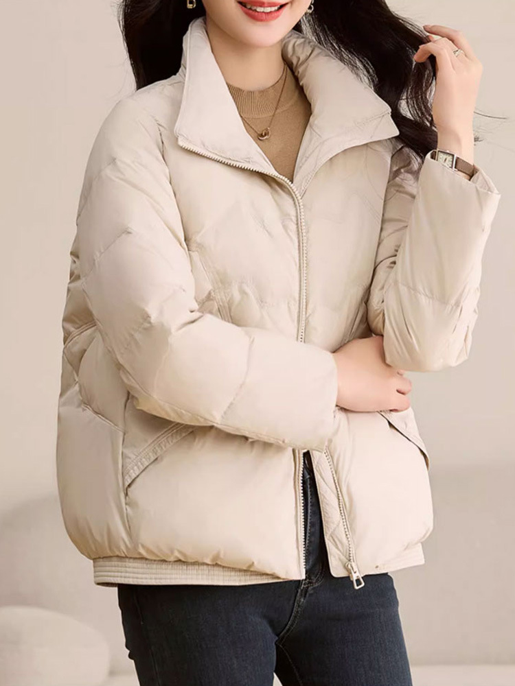 Winter fashionable short down jacket