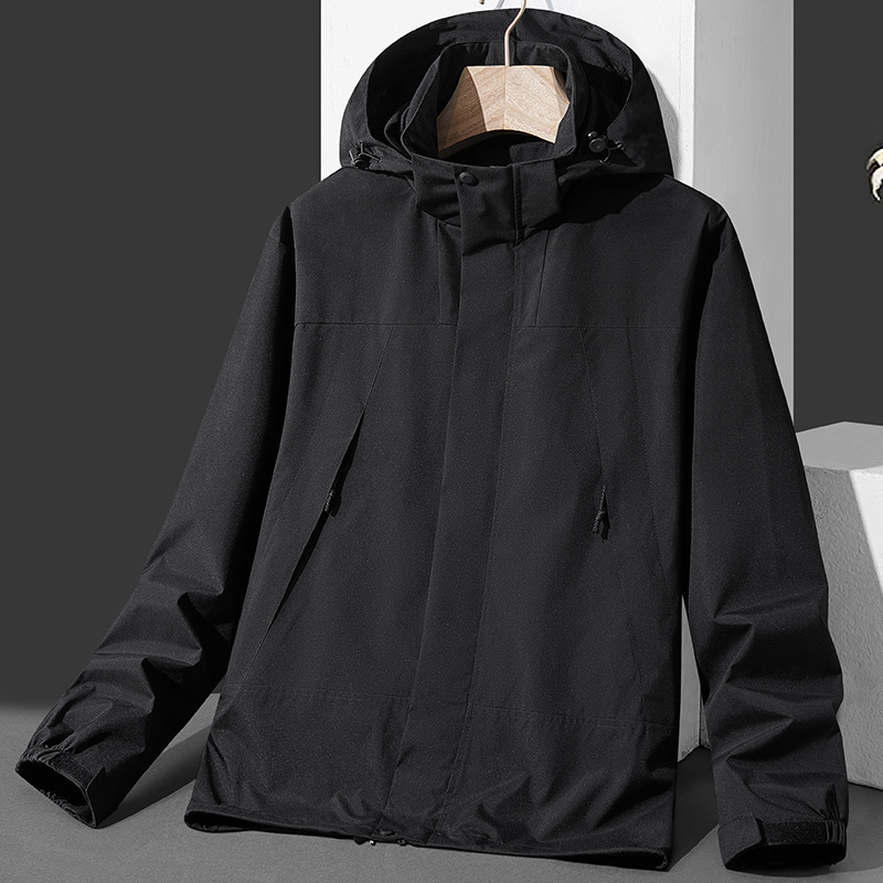 Montaña al aire libre primavera y otoño delgada chaqueta deportiva transpirable hombre casual chaqueta de asalto al aire libre abrigo impermeable