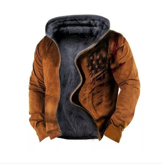 Chaqueta acolchada de algodón de invierno engrosada forrada con forro polar de invierno para hombres de invierno forro de doble capa de terciopelo grueso Abrigo acolchado de algodón cálido chaqueta acolchada de algodón