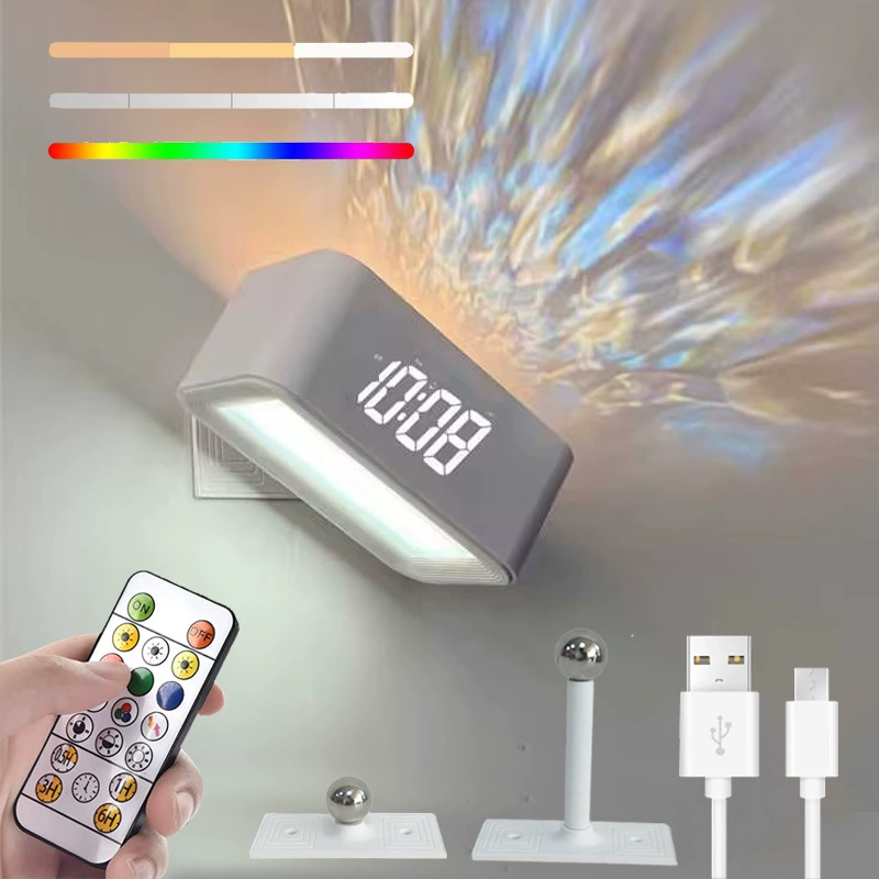 Sconce, rotating glowing light strip, table adjustable tubing, reading for bed, lantern