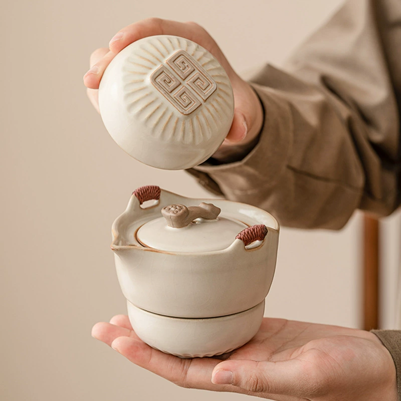 Travel handheld tea set for camping for traveling