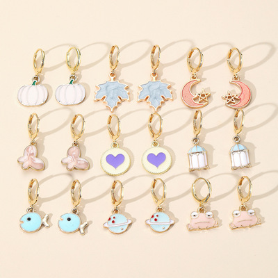 耳环女2022年新款潮小众设计感小清新耳钉高级感气质耳坠耳饰爆款 耳环女2022年新款潮小众设计感小清新耳钉高级感气质耳坠耳饰爆款