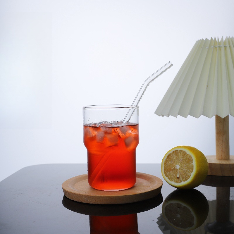 High Borosilicate Glass Iced Americano Mug For Cold Drinks_voghion.com