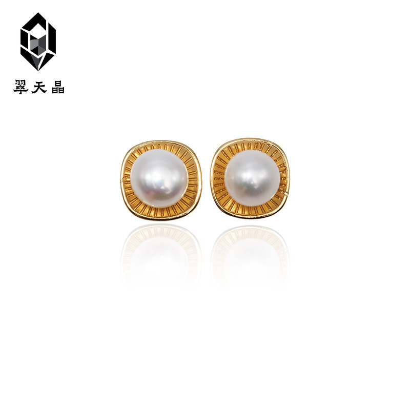 翠天晶 925 银 时尚埃及风菱形耳钉 时尚百搭 高端系列 小红书