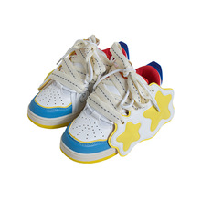 白鹿鞋业2025新款街潮街拍网红板鞋男女情侣厚底星星休闲鞋子代销