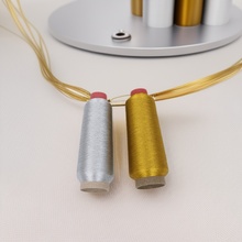 厂家批发装饰手工编织金银线 绣花编织金葱银葱合股线XM XH金银线