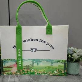 毛毡;礼品袋;抹布、百洁布