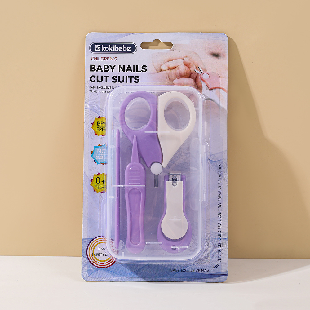 Set de Cortaúñas de Cuidado para Bebé Set de 4 Piezas de Plástico y Acero Inoxidable para Recién Nacidos image 6