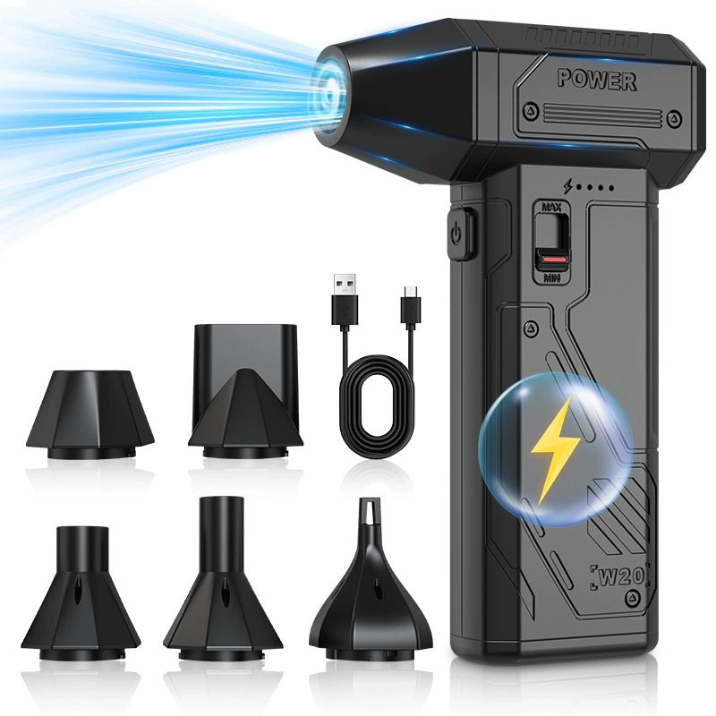 Трансграничный завод беспроводной турбо небольшой вентилятор на открытом воздухе кемпинг снежный ураган веер высокоскоростной цифровой дисплей с лампой насилия вентилятор