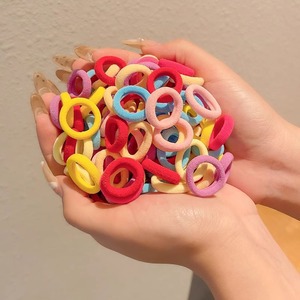 Caricatura encantadora anillo de pelo pulgar no daña el cabello de los niños correa de correa pequeña cuerda de cabello para niñas cuerda de cabello