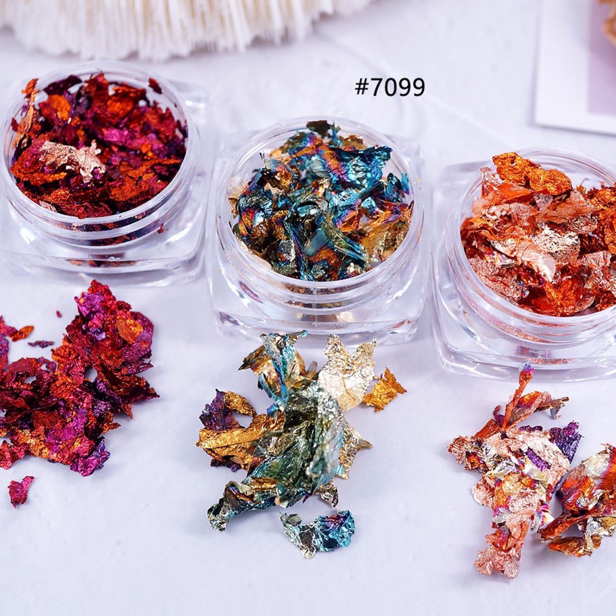 Japanese ultra thin double-sided nail decoration