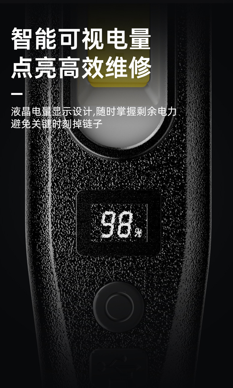 Rechargeable super bright LED lithium battery work light, multifunctional with hook, magnetic repair lamp, inspection light