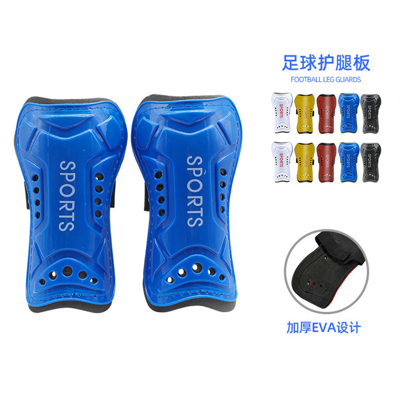 Football Shin Guards, Thickened Multi-Hole Foot Protectors, Sports Calf Socks with Straps, Protective Boards, Custom Football Gear