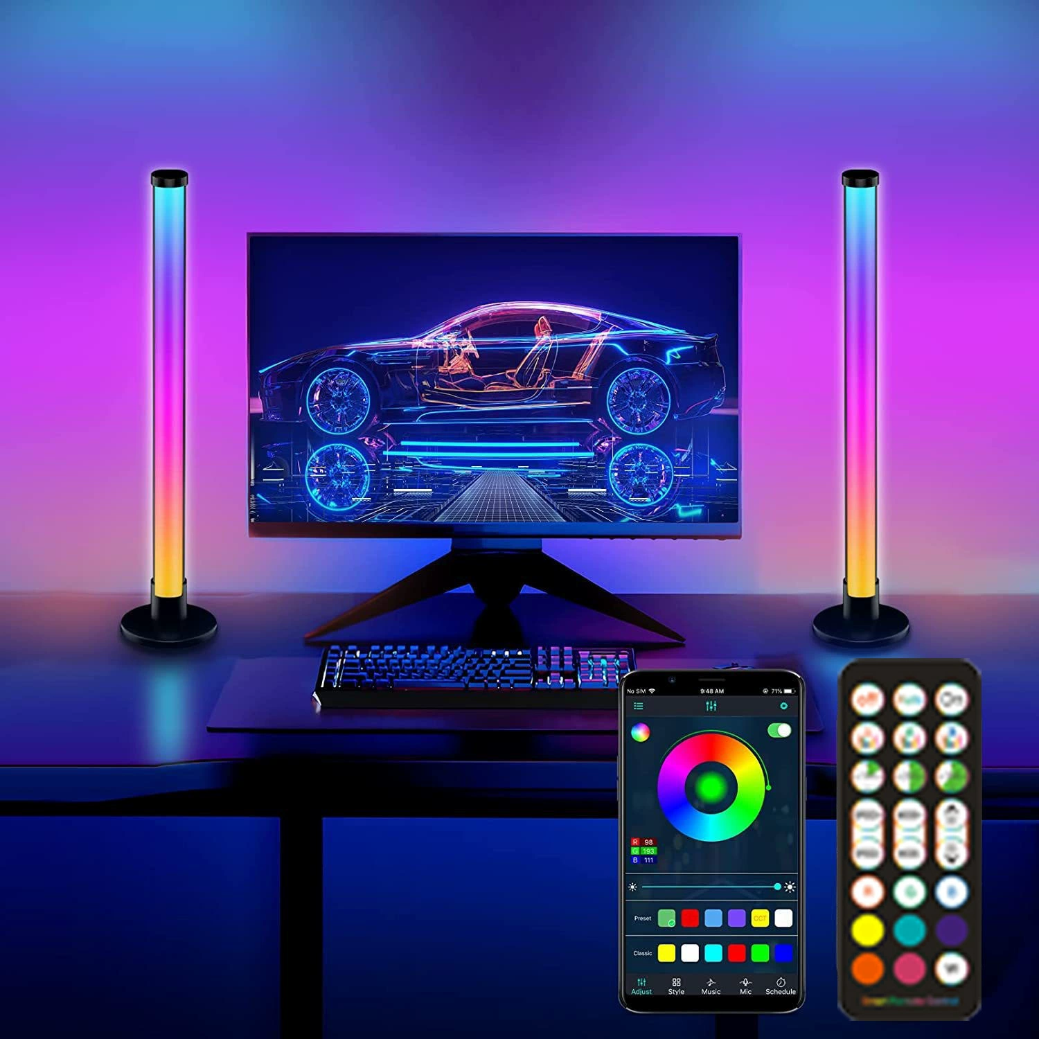 Светильники, игровой ноутбук, ритм-свет, (), bluetooth