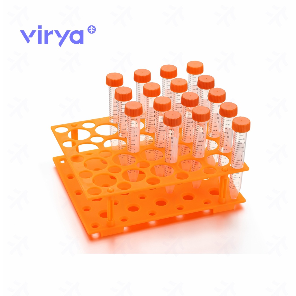 virya 50孔锥形离心管架 3135021可拆卸塑料采样管架50个/箱