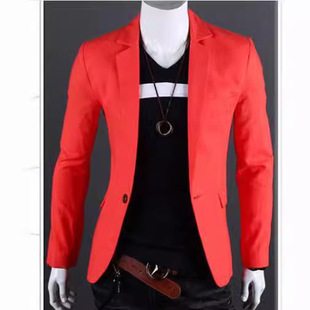 Foreign trade cross-border 2020 autumn and winter New Gentleman fashion slim-fit trendy lapel performance single suit jacket