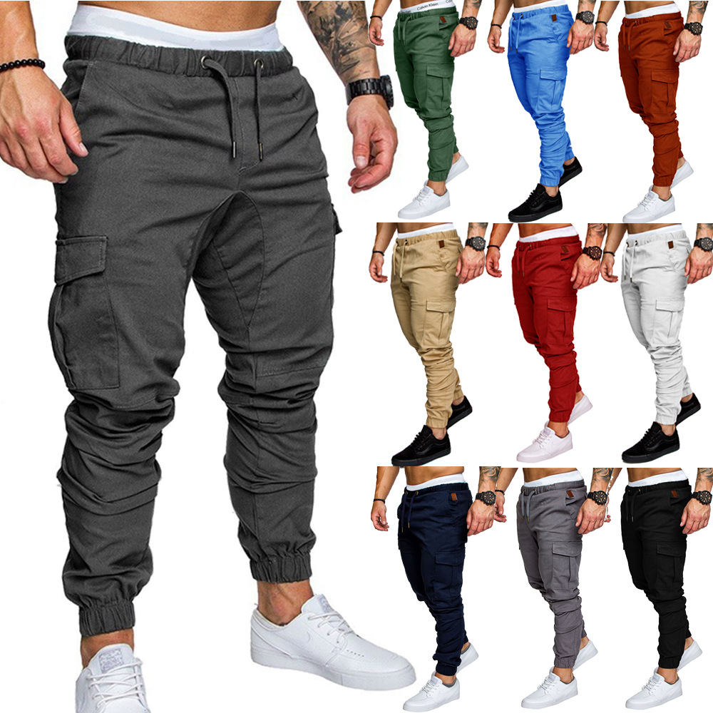 Pantaloni sportivi elastici in pizzo autunno/inverno 2024 nuovi da uomo Leggings casual_voghion.com