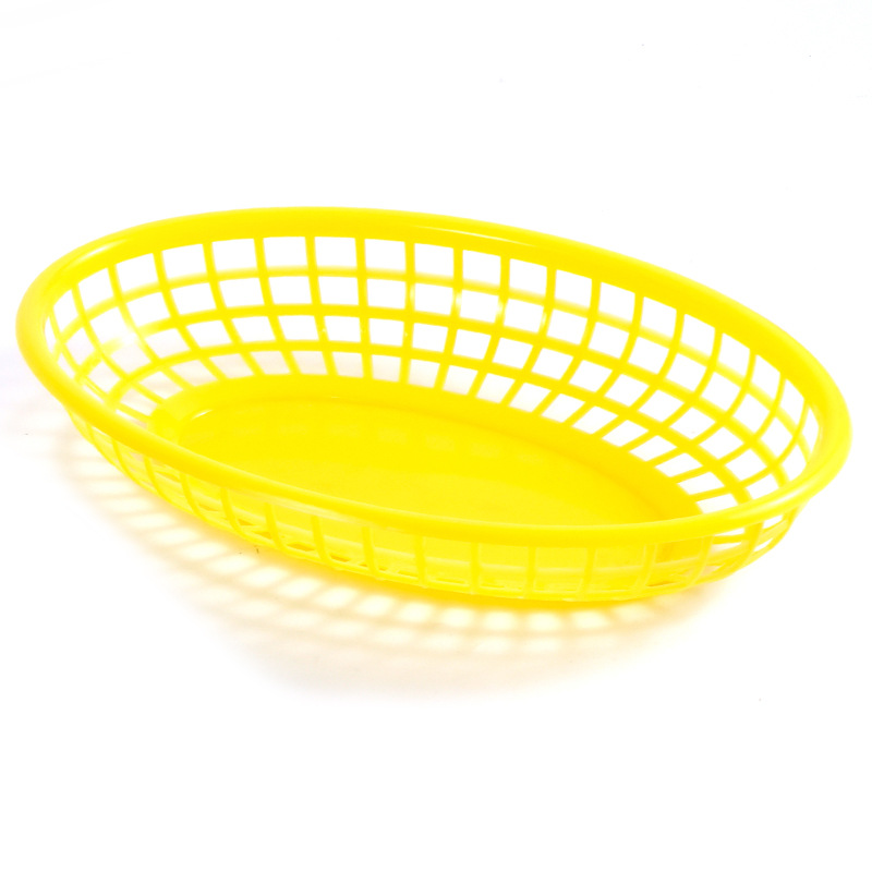 Cesta Plástica con Forma de Barco para Comida Rápida y Frutas