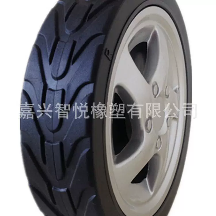 8寸手推割草机轮子 草坪机轮子 塑料轮子 塑胶轮子