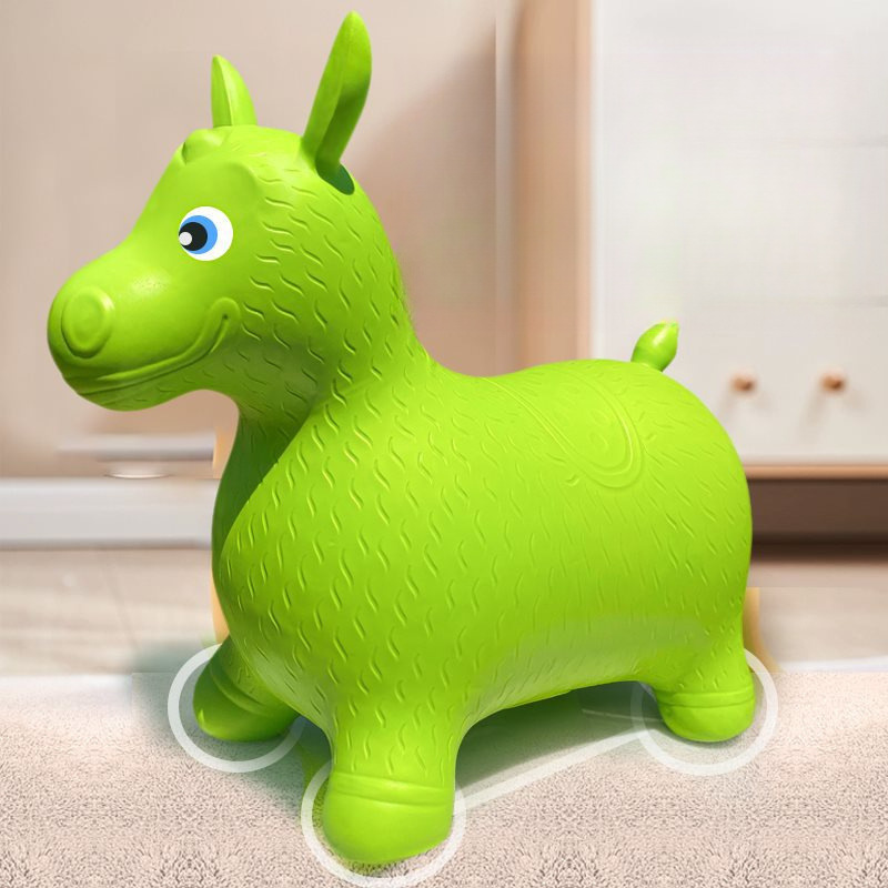 Music rubber inflatable toy for jumping
