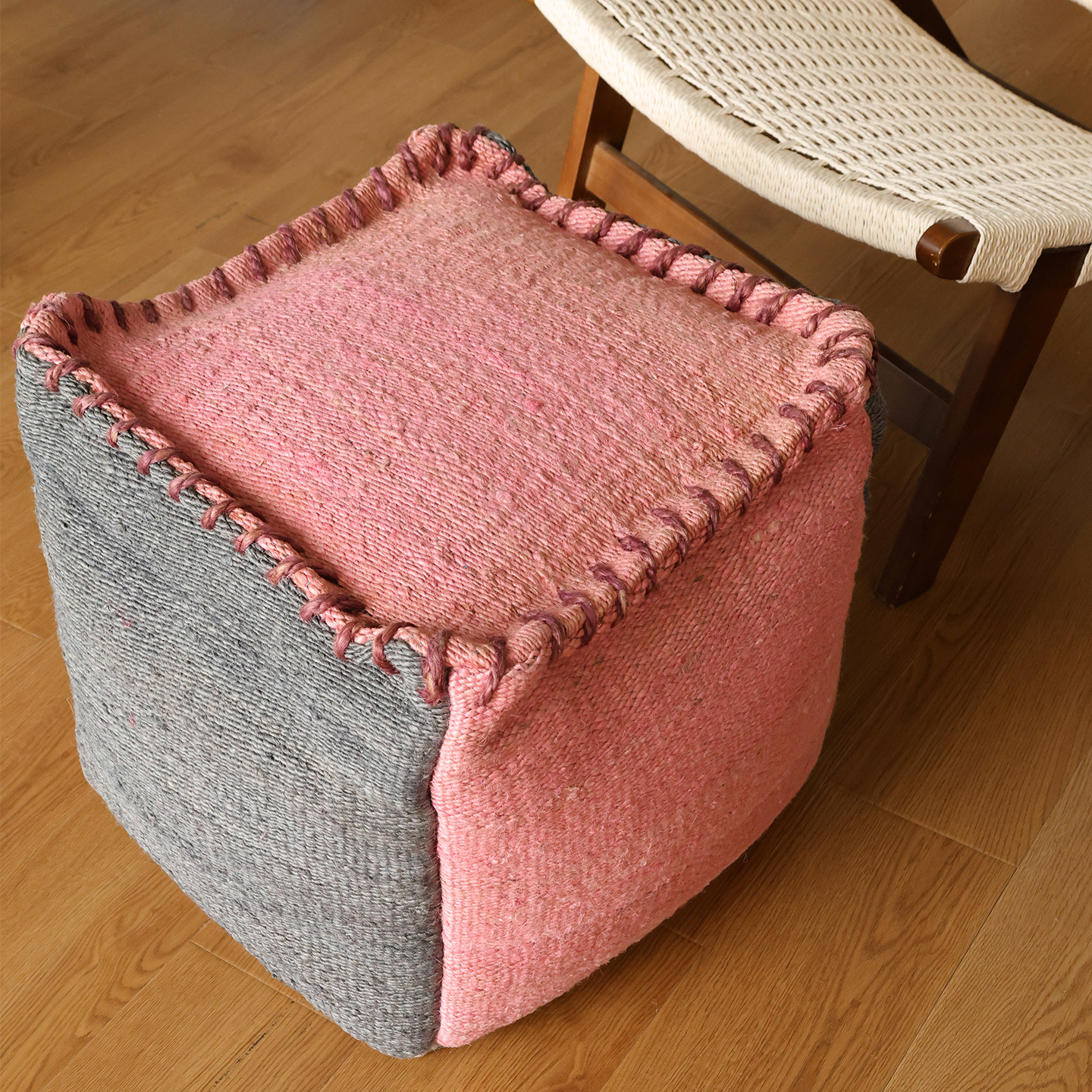 Cojín Futón de Yute Tejido para Silla de Oficina y Tatami
