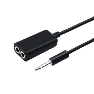 Mobile phone computer headset 3.5mm jack audio converter adapter one-two couple headset splitter