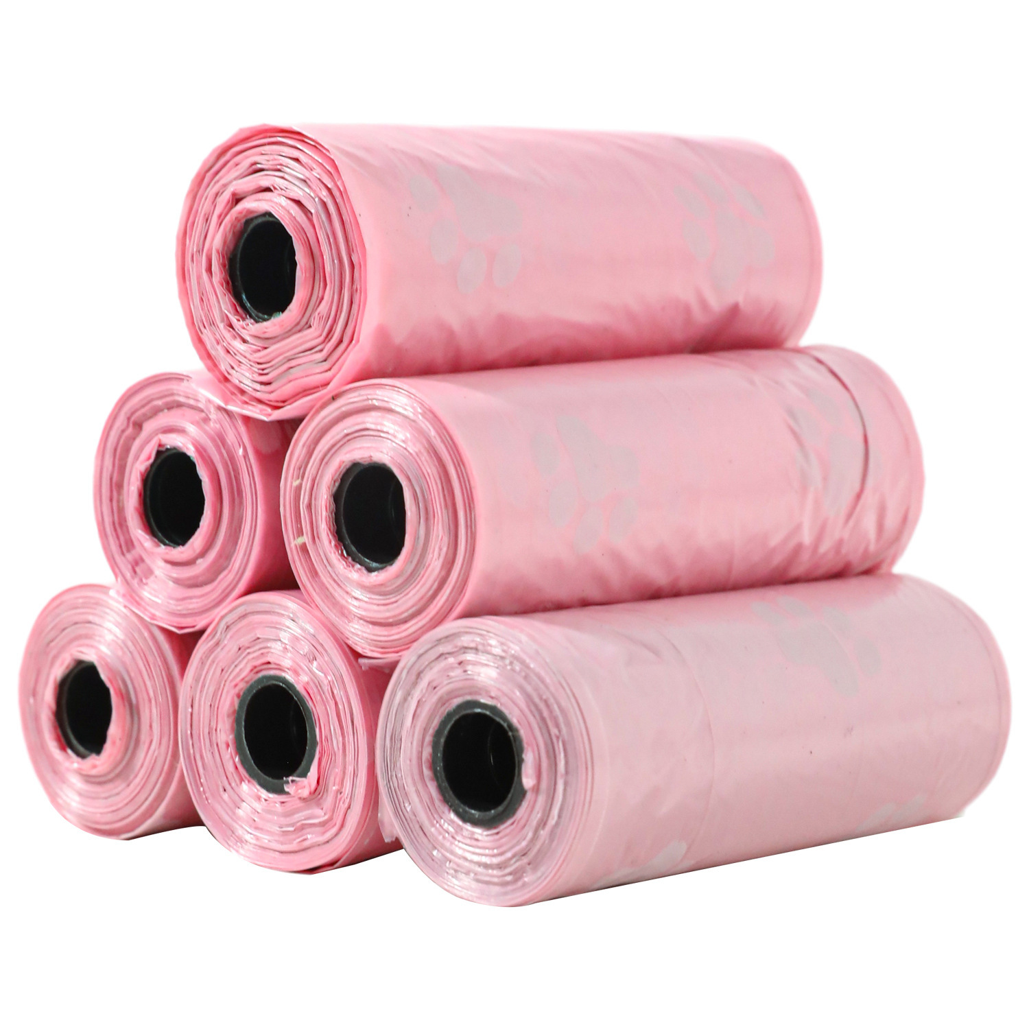 Nuevos fabricantes de productos para salir bolsa de basura portátil para perros, bolsa de basura impresa de dibujos animados, bolsa de basura especial para perros