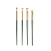 Cangzhou 4 eye shadow brush set Single grape eye brush makeup brush set The slum brush is convenient with brush bag