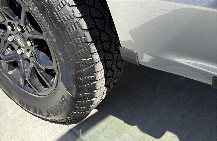 Suitable for 2021-26 Ford F150 Mud Flaps Mud Flap Delete Underbody Corner Covers
