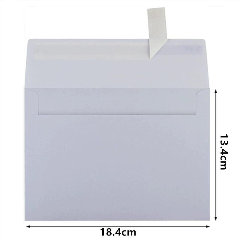 Black Cowhide Paper Envelope A7 Size Double Platform 100g envelope Western -style sealing adhesive invitation letter seal