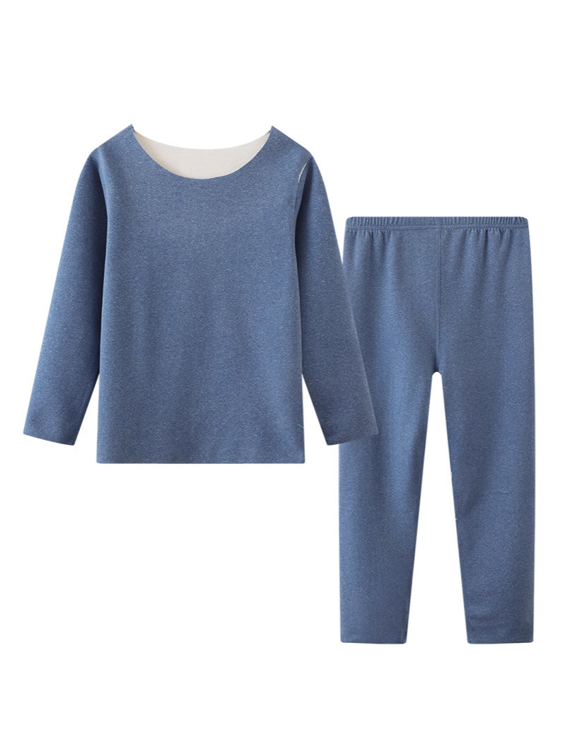 De terciopelo calefacción niños y niñas ropa interior térmica traje Otoño e Invierno de los niños 24 nuevos pijamas para niños medianos y grandes al por mayor