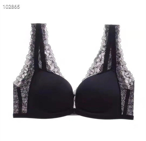 Front button beautiful back lace bra for women push-up A to C comfortable no wire bra small breast sexy push-up bra