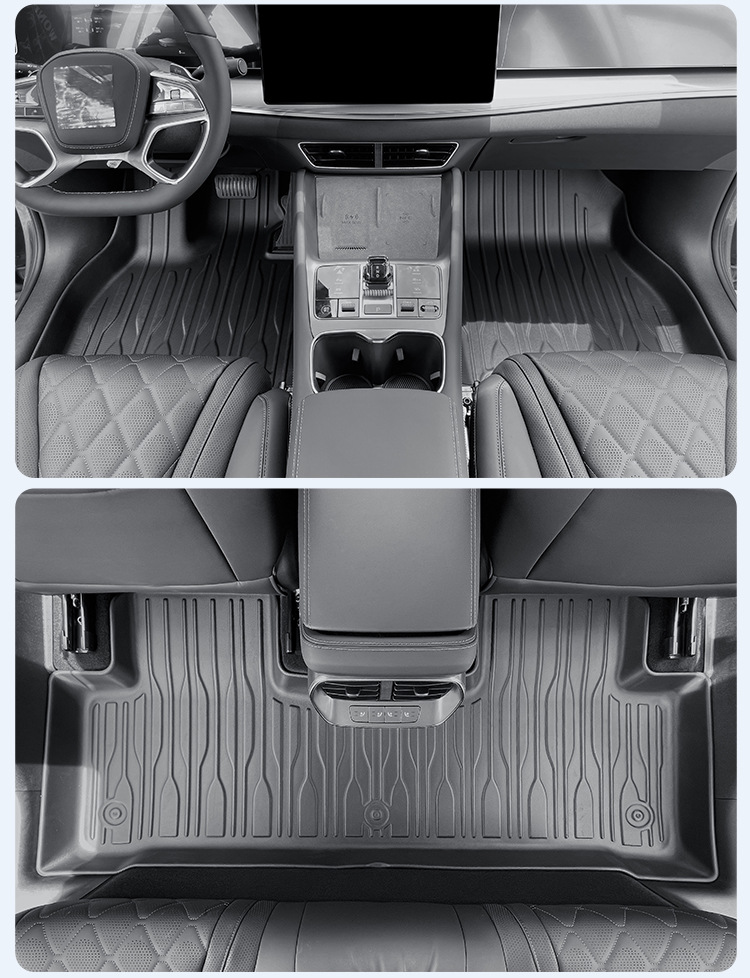 Suitable for 24 Byd Hiace 07 Ev Car Floor Mats, Fully Environmentally Friendly Tpe Floor Mats, Trunk Mats and Backrest Mats