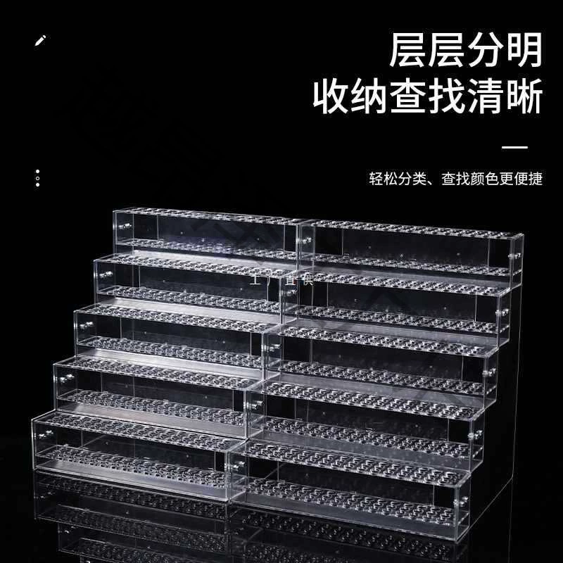 Акриловый пластиковый настольный держатель для ручек, супермаркет, канцелярский магазин с отверстием, пресс-ручка, шариковая ручка, гелевая ручка, подставка для дисплея