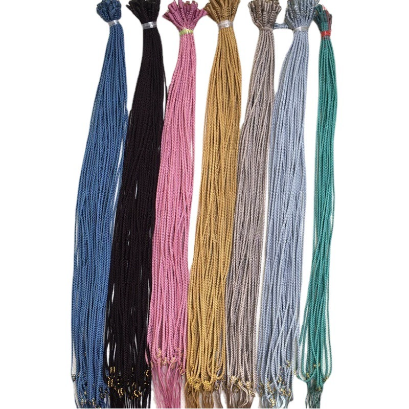 Подвесная веревка ручной работы Нефритовый трос плоская секция простая элегантная подвесная веревка Нефритовый камень агат пчелиный воск Кристалл Южная красная подвесная веревка