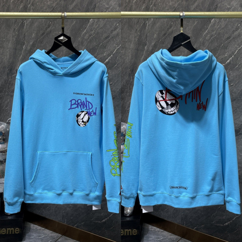 Chrome Heart Hoodie 克罗伈十字架连帽卫衣跨境宽松男女拉链帽衫|undefined