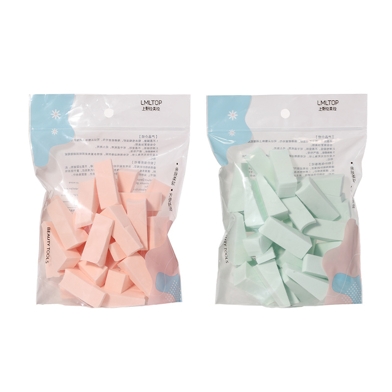 LMLTOP 30 piezas en polvo trapezoidal, polvo de bloque de maquillaje especial para maquillaje de la sala de fotos de dos usos.