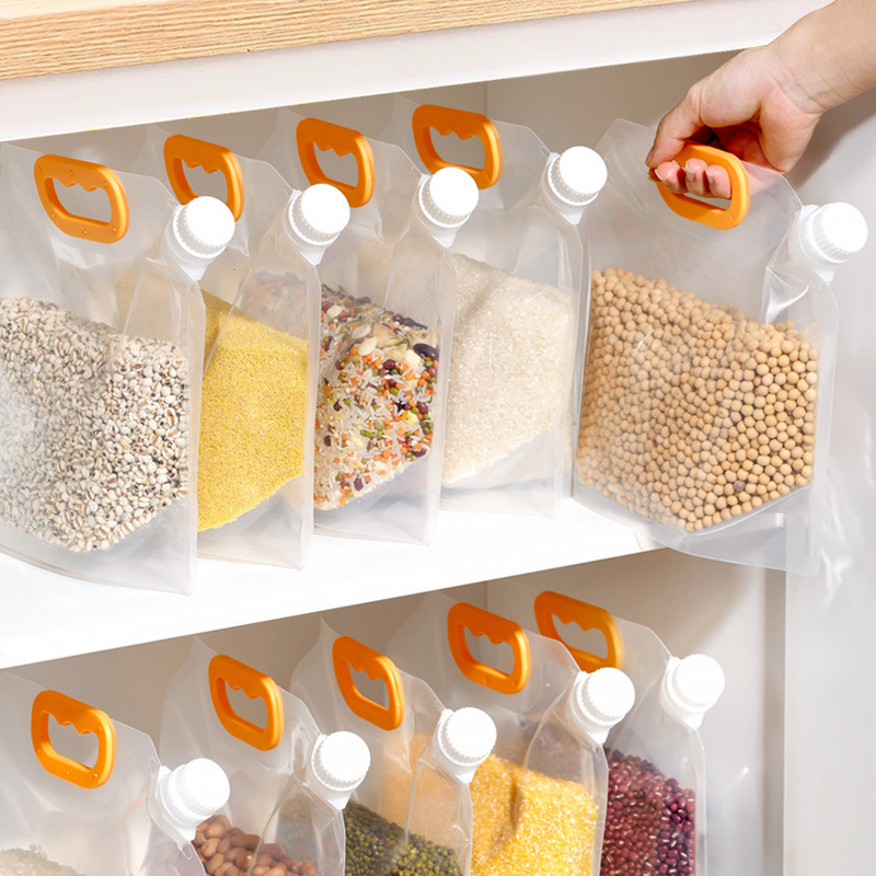 Sealed Storage Bags for Grains and Cereals, Moisture-Proof and Insect-Proof, Thickened Storage Bags for Red Beans and Rice, Rice Containers for Home Use 25kg Sealed Storage Bags for Grains and Cereals, Moisture-Proof and Insect-Proof, Thickened Storage Bags for Red Beans and Rice, Rice Containers for Home Use 25kg
