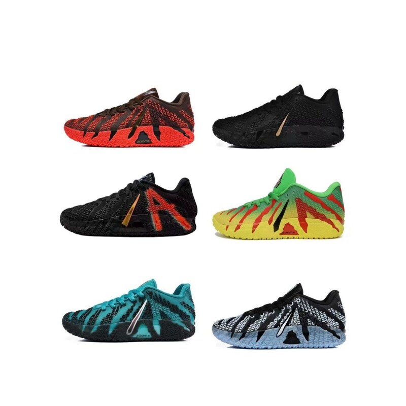 New JA 3 women's shoes, SpongeBob Morant 3rd generation basketball shoes, men's shoes, durable and non-slip athletic shoes