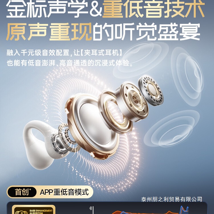 【政府补贴15%】AS01蓝牙耳机气骨传导不入耳耳夹2025新运动|undefined