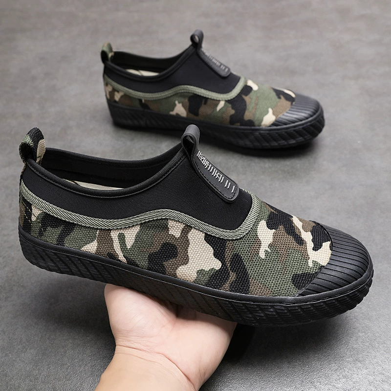 Летняя новая ленивая освободительная обувь один педаль холст обувь модная дышащая фабрика оптом