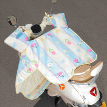 高颜值电动车挡风被牛奶绒挡风冬季加绒加厚2025新款四季通用E18