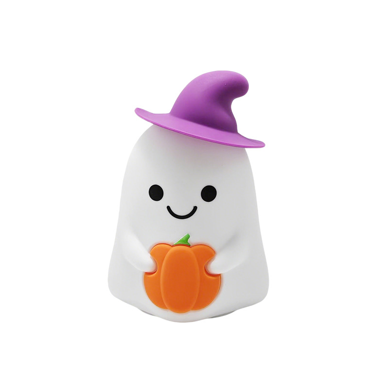 Transfronterizos Halloween calabaza decoración de luz nocturna Halloween Led Night Light con lámpara recargable para dormir