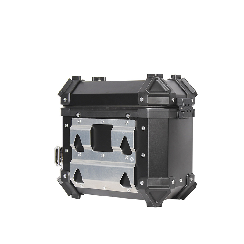 18L motocicleta PG - 1 aleación de aluminio caja lateral pequeña caída a prueba de colisiones a prueba de agua caja lateral de viaje bolsa de almacenamiento