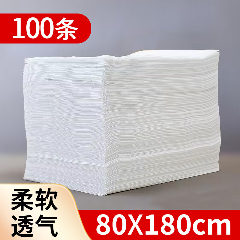 美容室用使い捨てベッドカバー、厚みのある通気性のある不織布マッサージベッド、穴付き防水・耐油、卸売|undefined
