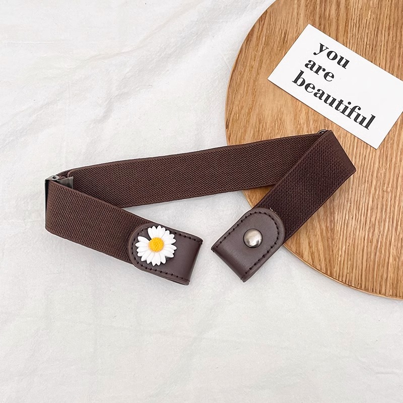 Pantalones cintura tamaño ajuste hebilla cintura apretado artefacto perezoso elástico entrenamiento militar cinturón Mujer Denim cintura cinturón de apriete