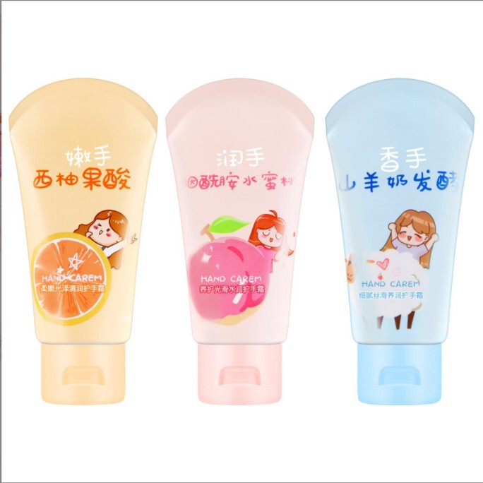 芳曼尼の羊の乳のハンドクリームの学生の水蜜の桃の潤いの保湿の柔らかい手のクリームの潤いの保湿の補水の卸売り|undefined