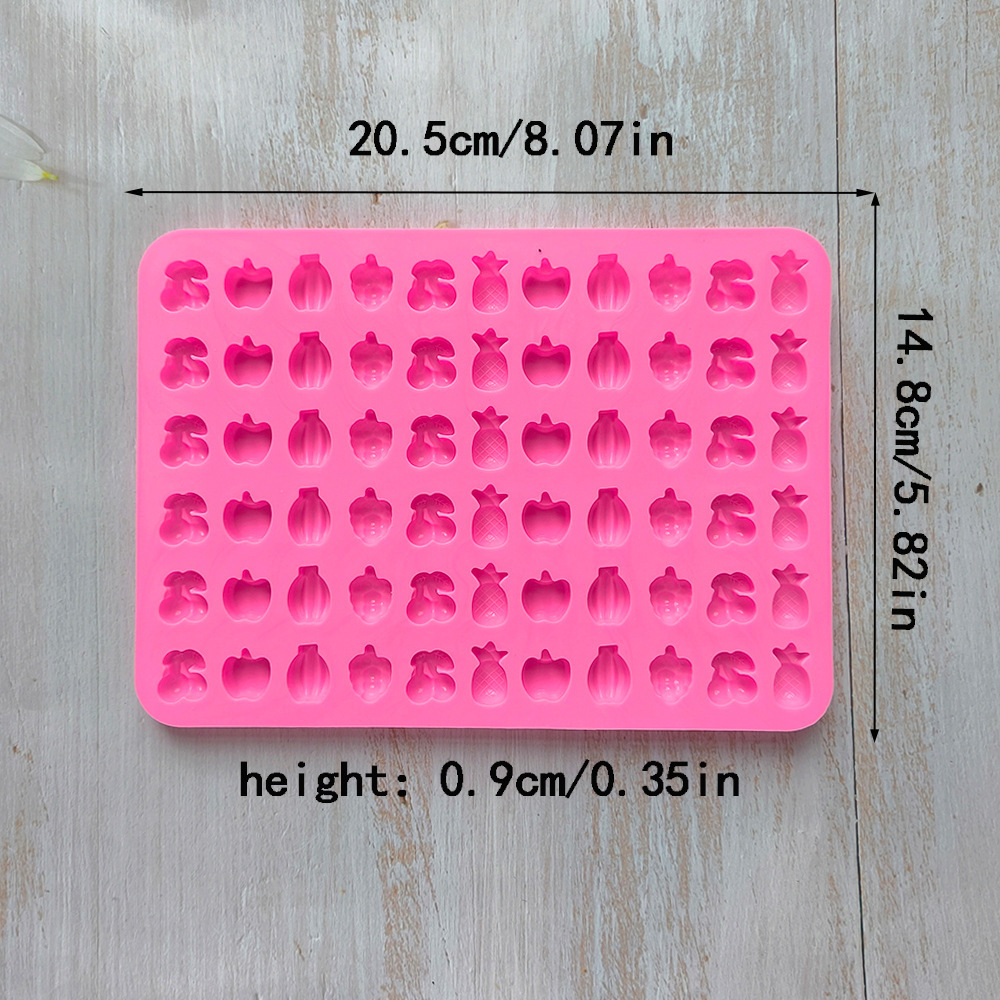 66 Fruit Pineapple 329 chocolate molde de silicona adecuado para molde de dulces molde de horneado de galletas DIY