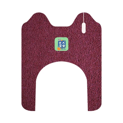For Emma happy CQ700 Electric vehicle foot mat - emma-happy-cq700-foot-mats-burgundy-safe-entry-and-exit-free-velcro