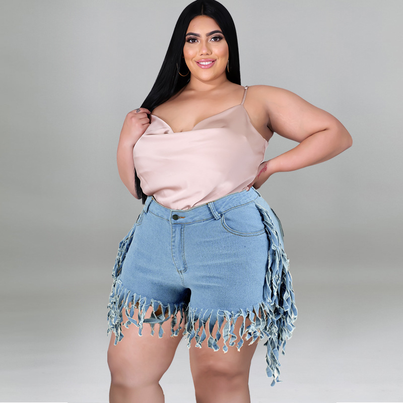 Women's Clothing Women's Sexy Tassel Denim Shorts Style Fashion For Formal & Casual For Women Sexy Tassel Denim Shorts_ecoleips.com
